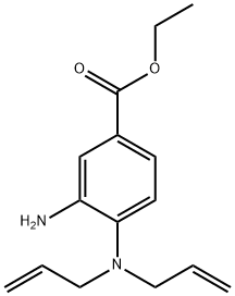 Ethyl 3-amino-4-(diallylamino)benzoate 结构式