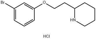 2-[2-(3-Bromophenoxy)ethyl]piperidinehydrochloride,1219967-77-7,结构式