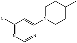 4-Chloro-6-(4-methyl-1-piperidinyl)pyrimidine Struktur