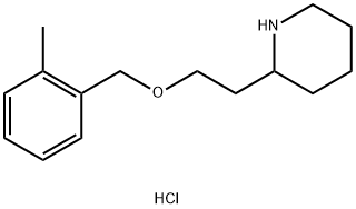 2-{2-[(2-Methylbenzyl)oxy]ethyl}piperidinehydrochloride Structure