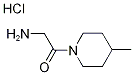 2-Amino-1-(4-methyl-1-piperidinyl)-1-ethanonehydrochloride,1219972-14-1,结构式