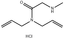 N,N-Diallyl-2-(methylamino)acetamide hydrochloride Struktur