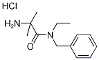 2-Amino-N-benzyl-N-ethyl-2-methylpropanamidehydrochloride 化学構造式