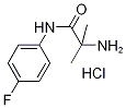 2-Amino-N-(4-fluorophenyl)-2-methylpropanamidehydrochloride,1219976-76-7,结构式