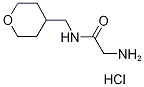 2-Amino-N-(tetrahydro-2H-pyran-4-ylmethyl)-acetamide hydrochloride Structure