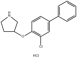 3-[(3-Chloro[1,1'-biphenyl]-4-yl)oxy]pyrrolidinehydrochloride|