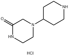4-(4-Piperidinyl)-2-piperazinone dihydrochloride Struktur
