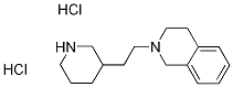 2-[2-(3-Piperidinyl)ethyl]-1,2,3,4-tetrahydroisoquinoline dihydrochloride Structure