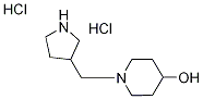 1-(3-Pyrrolidinylmethyl)-4-piperidinoldihydrochloride Structure