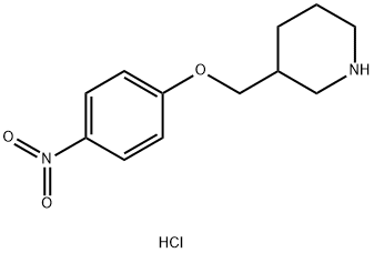 3-[(4-Nitrophenoxy)methyl]piperidine hydrochloride|