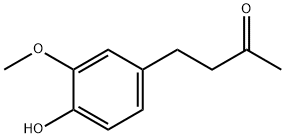 4-(3-メトキシ-4-ヒドロキシフェニル)-2-ブタノン 化学構造式