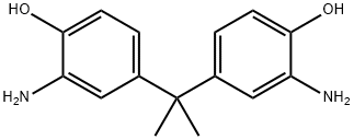 2,2-双(4-羟基-3-氨基苯基)丙烷,1220-78-6,结构式
