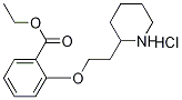 Ethyl 2-[2-(2-piperidinyl)ethoxy]benzoatehydrochloride Structure