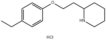 2-[2-(4-Ethylphenoxy)ethyl]piperidinehydrochloride,1220016-75-0,结构式