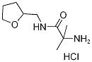 2-Amino-2-methyl-N-(tetrahydro-2-furanylmethyl)-propanamide hydrochloride|