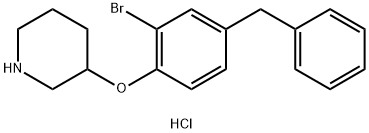 1220017-31-1 3-(4-Benzyl-2-bromophenoxy)piperidinehydrochloride