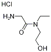 2-Amino-N-ethyl-N-(2-hydroxyethyl)acetamidehydrochloride Structure
