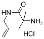 N-Allyl-2-amino-2-methylpropanamide hydrochloride 化学構造式