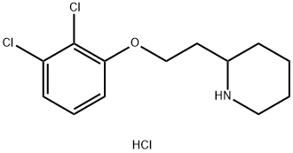 2-[2-(2,3-Dichlorophenoxy)ethyl]piperidinehydrochloride,1220018-80-3,结构式
