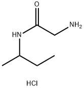 2-Amino-N-(sec-butyl)acetamide hydrochloride 结构式