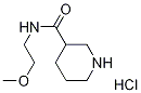 N-(2-Methoxyethyl)piperidine-3-carboxaMide hydrochloride Struktur