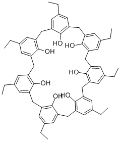 对-乙基杯[7]芳香烃 结构式