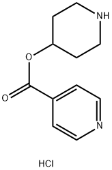 4-Piperidinyl isonicotinate hydrochloride Struktur