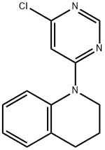1-(6-Chloro-4-pyrimidinyl)-1,2,3,4-tetrahydroquinoline 结构式