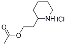 2-(2-Piperidinyl)ethyl acetate hydrochloride,1220020-48-3,结构式