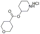 3-Piperidinyl tetrahydro-2H-pyran-4-carboxylatehydrochloride,1220020-84-7,结构式
