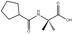 N-(Cyclopentylcarbonyl)-2-methylalanine Struktur