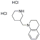 1-(3-Piperidinylmethyl)-1,2,3,4-tetrahydroquinoline dihydrochloride Struktur