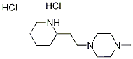 1-Methyl-4-[2-(2-piperidinyl)ethyl]piperazinedihydrochloride 结构式