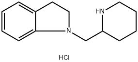 1-(2-Piperidinylmethyl)indoline dihydrochloride Struktur