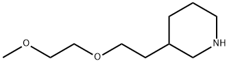 3-[2-(2-Methoxyethoxy)ethyl]piperidine,1220024-83-8,结构式
