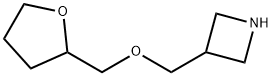 3-[(Tetrahydro-2-furanylmethoxy)methyl]azetidine Struktur