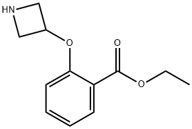 Ethyl 2-(3-azetidinyloxy)benzoate Structure