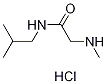 N-Isobutyl-2-(methylamino)acetamide hydrochloride Structure