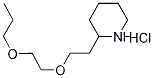 2-[2-(2-Propoxyethoxy)ethyl]piperidinehydrochloride 结构式