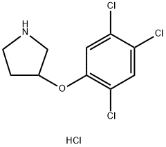 3-(2,4,5-Trichlorophenoxy)pyrrolidinehydrochloride,1220028-52-3,结构式