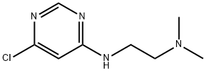 N1-(6-Chloro-4-pyrimidinyl)-N2,N2-dimethyl-1,2-ethanediamine Struktur