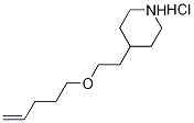 4-[2-(4-Pentenyloxy)ethyl]piperidine hydrochloride,1220028-68-1,结构式