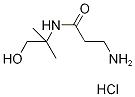 3-Amino-N-(2-hydroxy-1,1-dimethylethyl)-propanamide hydrochloride Struktur