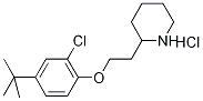 2-{2-[4-(tert-Butyl)-2-chlorophenoxy]-ethyl}piperidine hydrochloride|