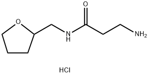 3-Amino-N-(tetrahydro-2-furanylmethyl)propanamidehydrochloride,1220030-32-9,结构式