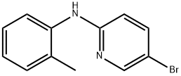 N-(5-Bromo-2-pyridinyl)-N-(2-methylphenyl)amine Structure