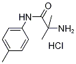 2-Amino-2-methyl-N-(4-methylphenyl)propanamidehydrochloride Structure