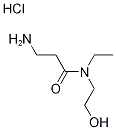 3-Amino-N-ethyl-N-(2-hydroxyethyl)propanamidehydrochloride 结构式