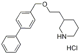 3-[2-([1,1'-Biphenyl]-4-ylmethoxy)ethyl]-piperidine hydrochloride|