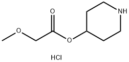 4-Piperidinyl 2-methoxyacetate hydrochloride,1220031-63-9,结构式